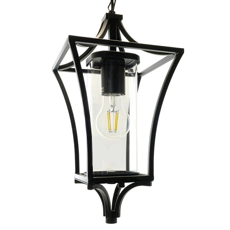 Светильник садово-парковый Feron PL735 на цепочке 60W E27 230V, черный - фото