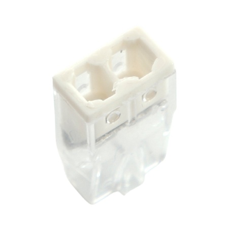 Клемма монтажная 2-проводная STEKKER  для 1-жильного проводника, LD2273-202 - фото