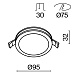 Встраиваемый светильник Technical Phanton DL303-L12B - фото