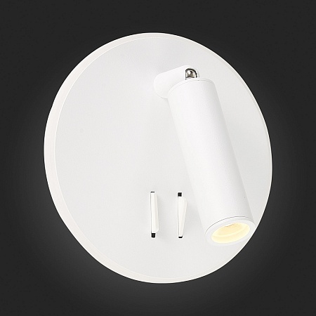 Светильник настенный Белый LED 1*8W 3000K 624Lm Ra>80 24° IP20 L-xW155xH155 170-240V SL1586.513.01 - фото