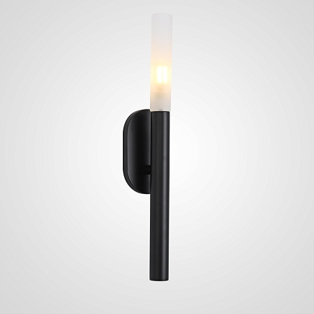 Бра Rousseau Small Bath Sconce Black Imperiumloft 192924-22 - фото
