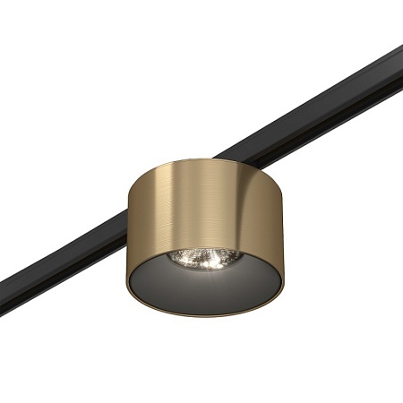 Магнитный трековый светильник Латунь LED 1*5W 4000K 350Lm Ra>90 36° IP20 D60xH38 24V ST669.346.05 - фото