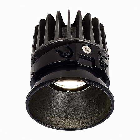 Светодиодный модуль Черный LED 1*7W 4000K 560Lm Ra90 36° IP20 D69xH75 220-240V ST851.448.07 - фото