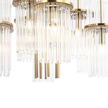 Светильник подвесной ST-Luce латунь/прозрачный E14 9*40W SL6145.303.09 - фото