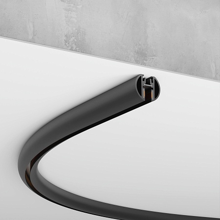 Mini Magnetic Шинопровод накладной Round черный Ø900 мм 85167/00 Elektrostandard - фото