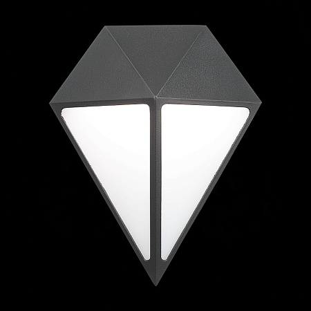 Светильник уличный настенный ST-Luce Черный/Белый,Черный LED 1*12W 4000K SL9500.441.01 - фото