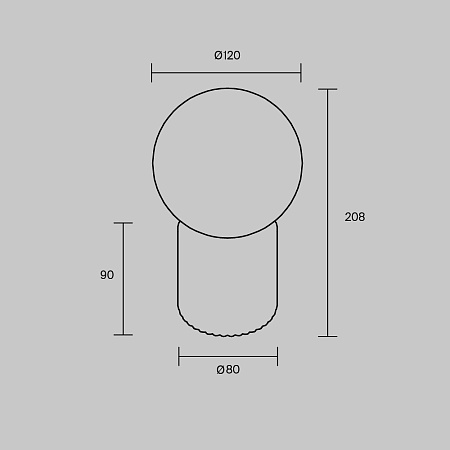 Аккумуляторный светильник Maytoni MOD404RL-L3BG3K - фото