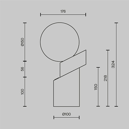 Настольный светильник Maytoni MOD468TL-L3B3K - фото