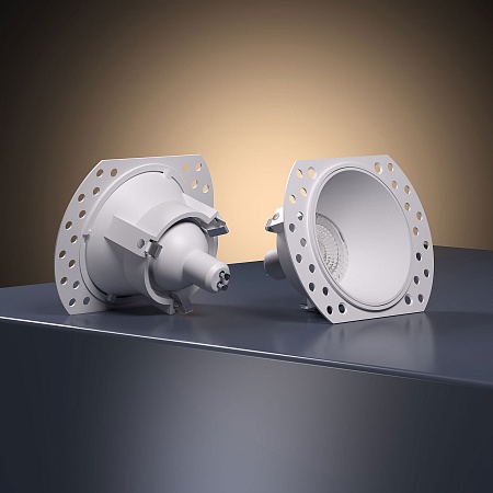 Светильник встраиваемый Renzo белый 25020/01 Elektrostandard - фото