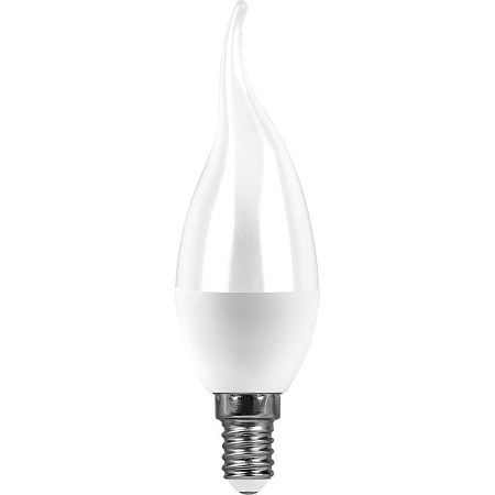Лампа светодиодная SAFFIT SBC3713 Свеча на ветру E14 13W 230V 6400K - фото