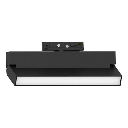 Светильник трековый светодиодный на шинопровод 12W, 960 Lm, 4000К, 110 градусов, черный, Feron AL149  серия MattFold - фото