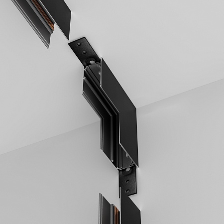 Коннектор внутренний Exility накладной черный - фото