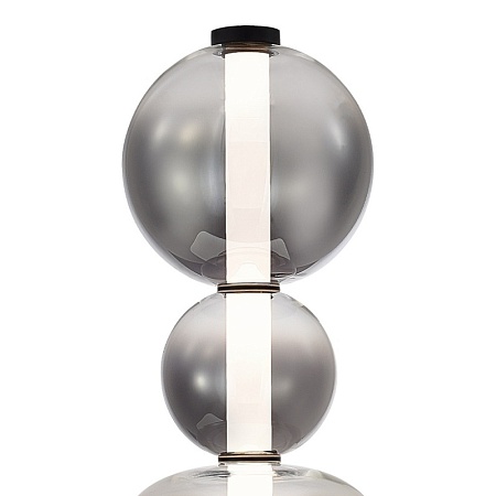 Прикроватная лампа ST-Luce Черный/Дымчато-Серый LED 1*18W 3000K SL6119.404.18 - фото