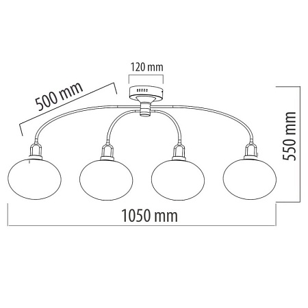 Люстра de markt кр DeMarkt Айс 657011704 - фото
