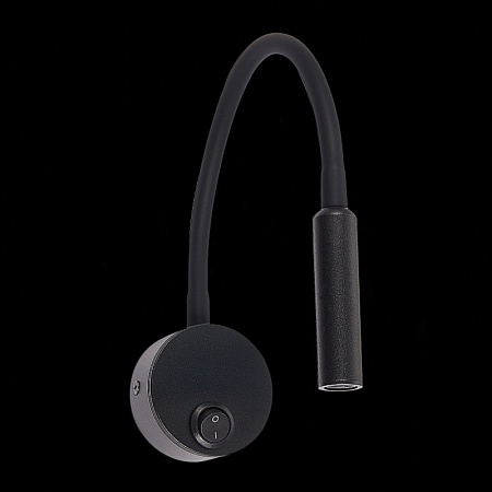 Светильник настенный ST-Luce Черный/Черный LED 1*3W 3000K ST653.431.01 - фото