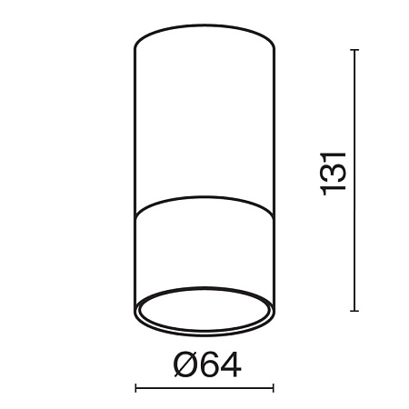 Потолочный светильник Technical Pauline C007CW-01B - фото
