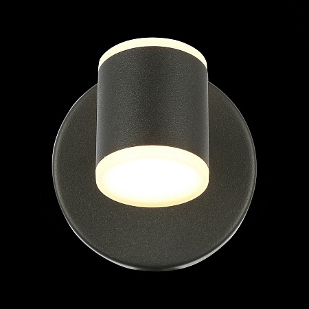 Светильник настенный ST-Luce Черный/Белый LED 1*6W 3000K SL1597.401.01 - фото