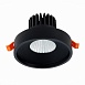 Св-к встр. Черный LED 1*10W 4000K 750Lm Ra>90 38° IP20 D100xH75 170-240V ST751.448.10 - фото