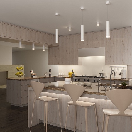 Подвесной светодиодный светильник DLR023 12W 4200K Elektrostandard - фото