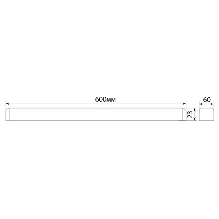 Светильник светодиодный линейный Feron AL5020 IP40 18W 4000K 600*23*60мм - фото