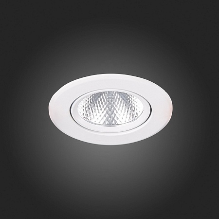 Св-к встр. Белый LED 1*8W 4000K 640Lm Ra80 36° IP20 D86xH50 220-240V ST211.548.08.36 - фото