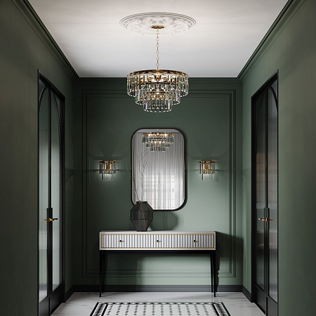 Подвесной светильник Eurosvet 10130/8 золото - фото