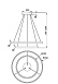 Подвесной светильник Maytoni Rim MOD058PL-L74BS3K - фото