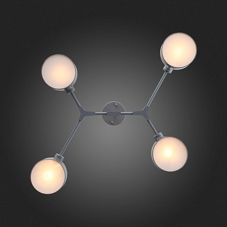 Светильник потолочный Серый/Серый E14 4*60W SLE183702-04 - фото