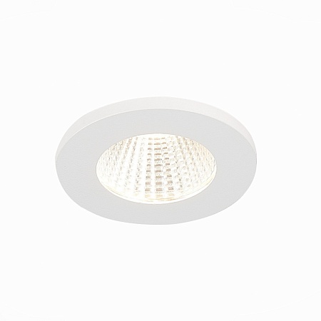 Св-к встр. Белый LED 1*10W 3000K 900Lm Ra>90 38° IP20 D80xH60 170-240V ST704.538.10 - фото