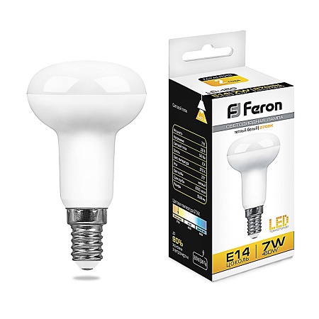 Лампа светодиодная Feron LB-450 E14 7W 175-265V 2700K - фото