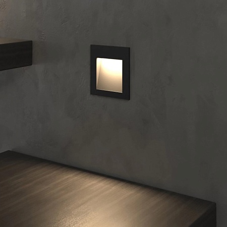 Светодиодный светильник Feron LN013 встраиваемый 3W 4000K, IP65, черный - фото