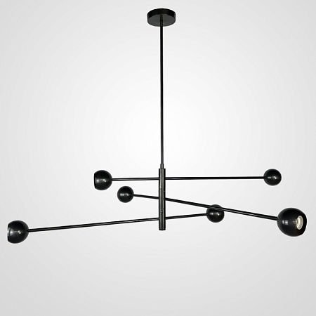 Люстра На Штанге Salme L6 A Black Imperiumloft 212778-26 - фото