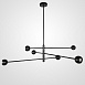 Люстра На Штанге Salme L6 A Black Imperiumloft 212778-26 - фото