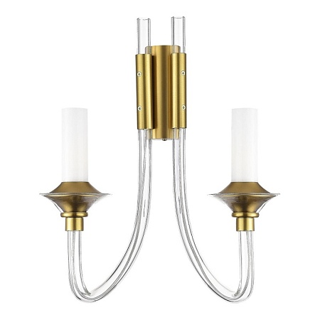 Бра ST-Luce Золотистый/Белый E14 2*40W SL1241.201.02 - фото