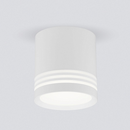 Накладной потолочный светодиодный светильник DLR032 6W 4200K 3200 белый Elektrostandard - фото