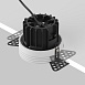 Встраиваемый светильник Technical Round DL058-12W2.7K-TRS-B - фото