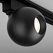 Трековый светодиодный светильник для однофазного шинопровода Ball Черный 8W 4200K LTB76 Elektrostandard - фото