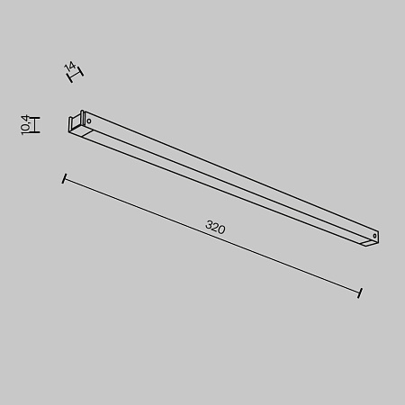 Трековый светильник Technical BASIS TR173-1-8WTW-B - фото