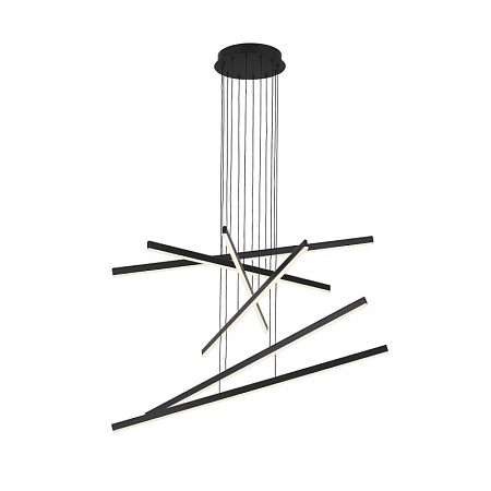 Люстра подвесная ST-Luce Черный/Белый LED 1*100W 4000K SL394.423.06 - фото