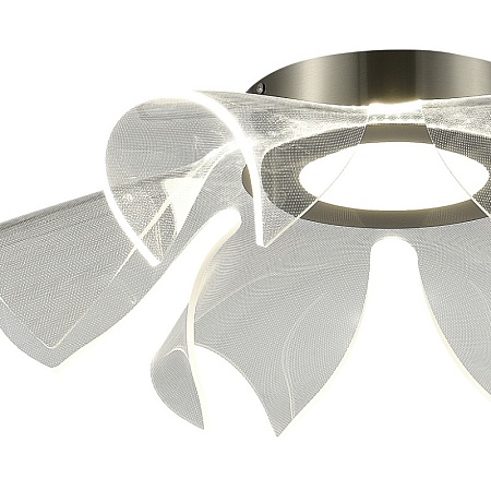 Светильник потолочный ST-Luce Никель/Прозрачный LED 1*20W 4000K SL6235.102.20 - фото