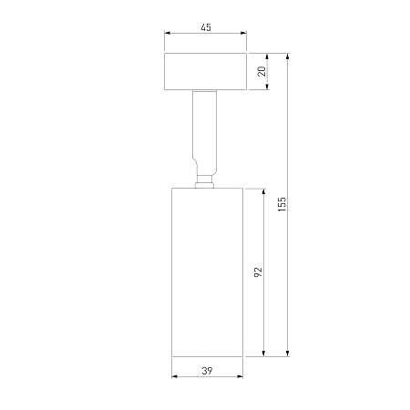 Накладной светодиодный светильник Diffe белый 85639/01 Elektrostandard - фото