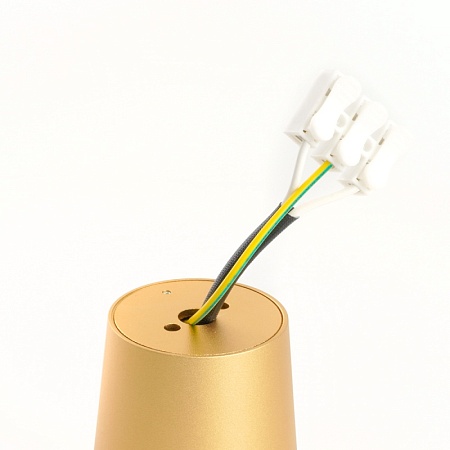 Светильник потолочный Feron ML185 Barrel BELL MR16 35W, 230V, GU10, золото - фото