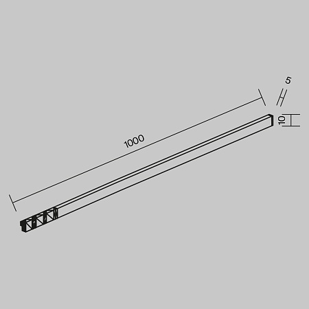 Трековый светильник Technical Flex TR186-1-8W4K-B - фото
