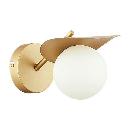 Светильник настенный Золотистый/Белый G9 1*5W SLE220501-01 - фото