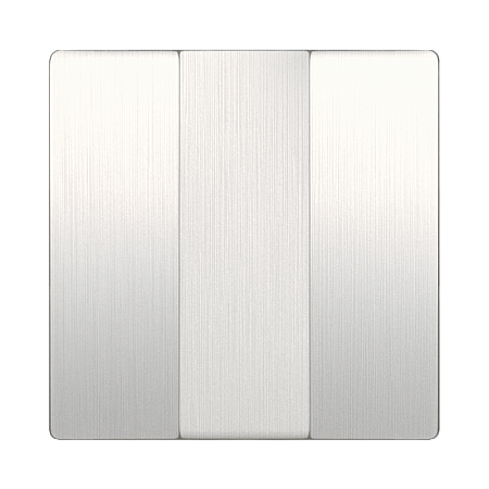 Набор клавиш для выключателя трехклавишного перламутровый рифленый WL13-SW-3G-CP - фото