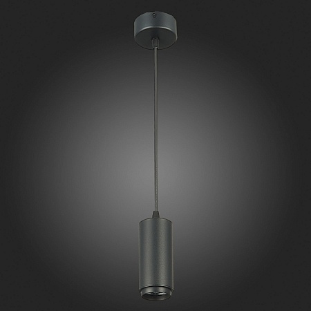 Светильник подвесной Zoom Черный LED 1*10W 4000K 1 000Lm Ra>80 15-60° IP20 D59xH130 170 ST600.443.10 - фото