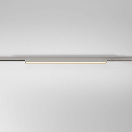 Трековый светильник 12W 3000K никель 85526/01 система Лайн 85526/01 Elektrostandard - фото