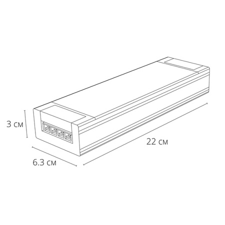 Блок питания 48V 300W 5.2А Arte Lamp PRO A481505 - фото