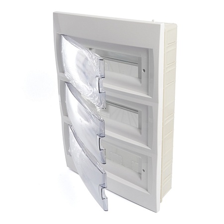 Бокс встраиваемый STEKKER EBX50-2/36-40 36 модулей, пластик, серия Standart - фото