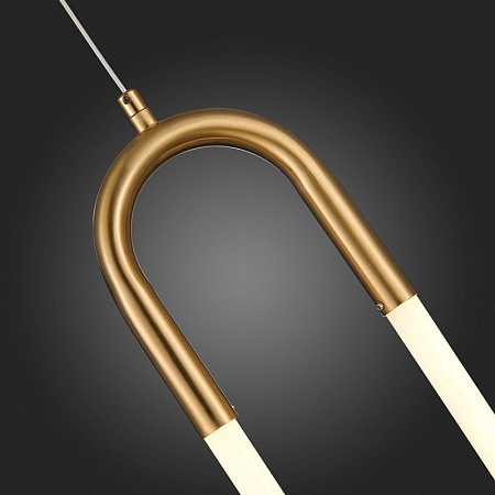 Подвес ST-Luce Латунь/Латунь, Белый LED 1*14W 3000K SL1579.303.01 - фото